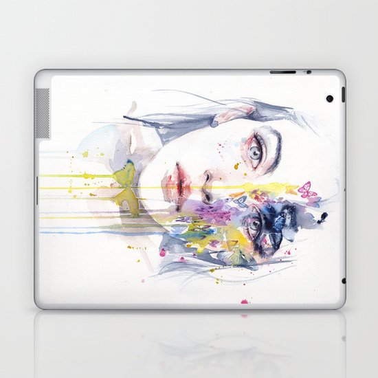 miss bow tie Laptop & iPad Skin