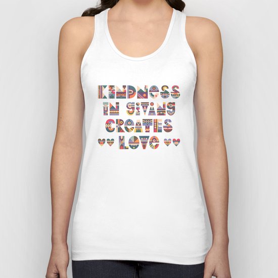 Kindness Unisex Tank Top