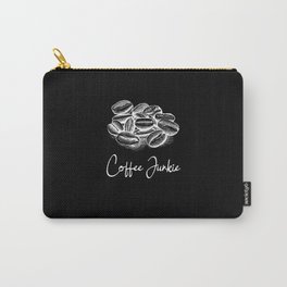 Coffee Junkie Coffee Cappucino Latte Carry-All Pouch