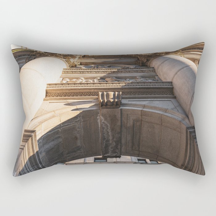Photography in NYC | Architecture Views Rectangular Pillow