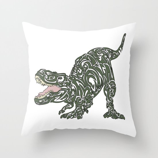 Tyrannosaurus Rex Throw Pillow
