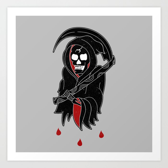 awesome grim reaper drawings