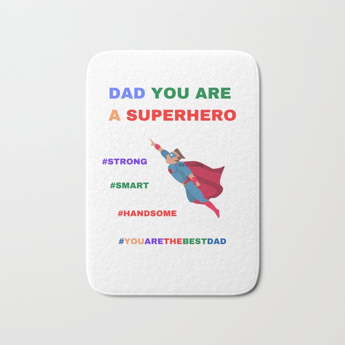 Father's day gift Bath Mat