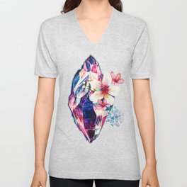 crystal V Neck T Shirt