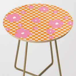70s Flowers (xii 2021) Side Table