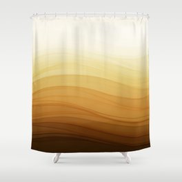 Latte Shower Curtain