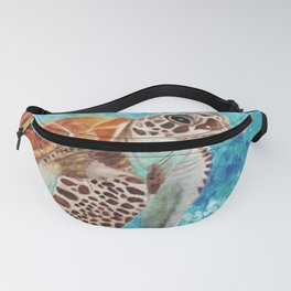 Turtle Swimming Fanny Pack