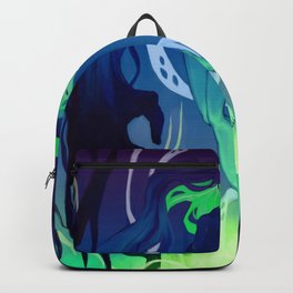 The Underwater Backpack | Dark, Painting, Spooky, Girl, Monster, Fantasy, Ghost, Cool, Digital, Water 