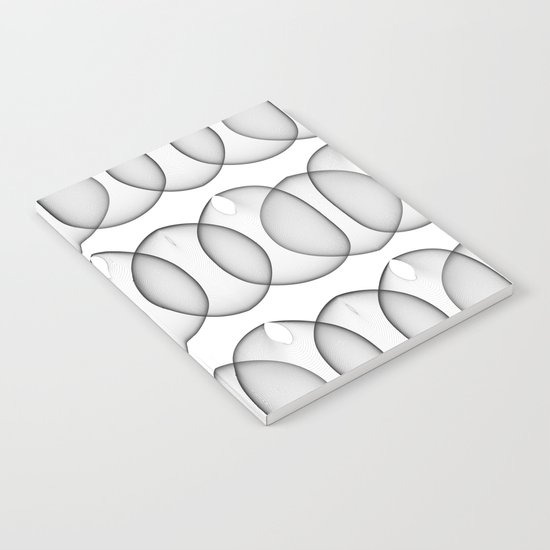Black and White Bubbles Notebook