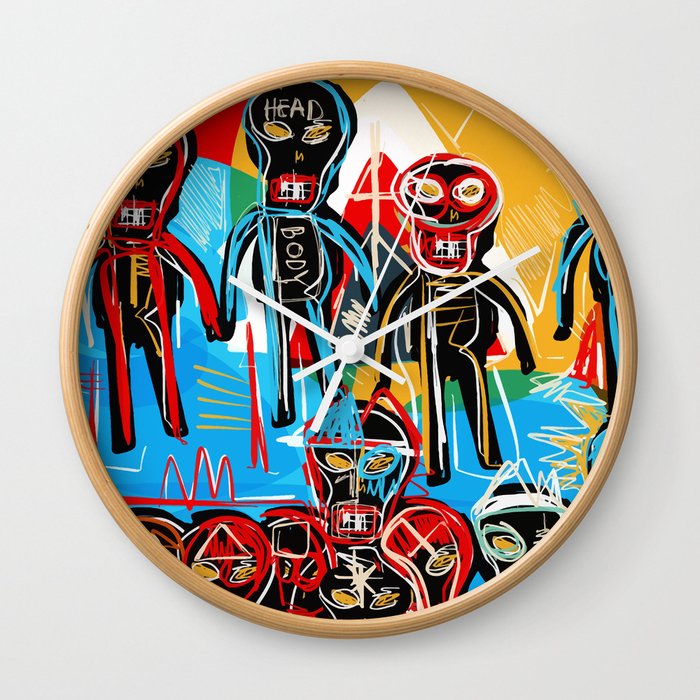 One in crowd Wall Clock