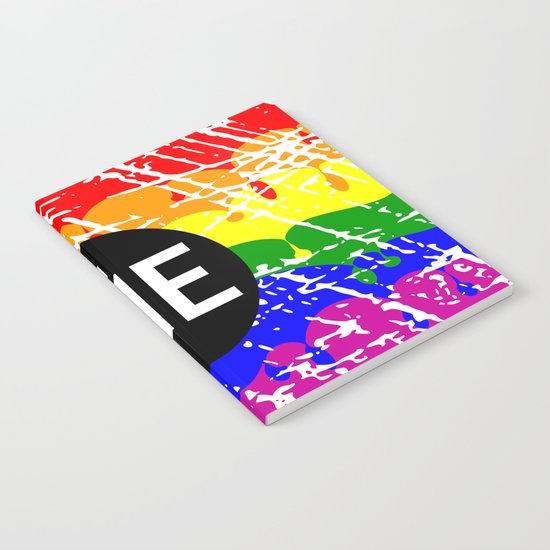Freedom flag Rainbow Born Me Notebook