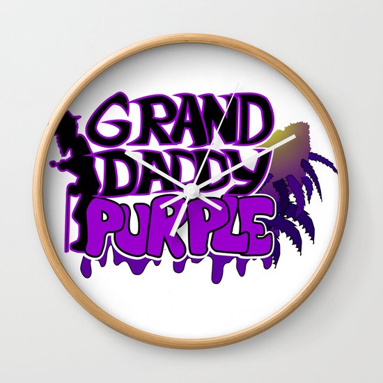 Grand Daddy Purple Wall Clock