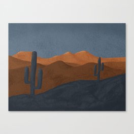 Evening Desert Canvas Print