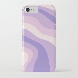 far out waves_pink and lilac iPhone Case