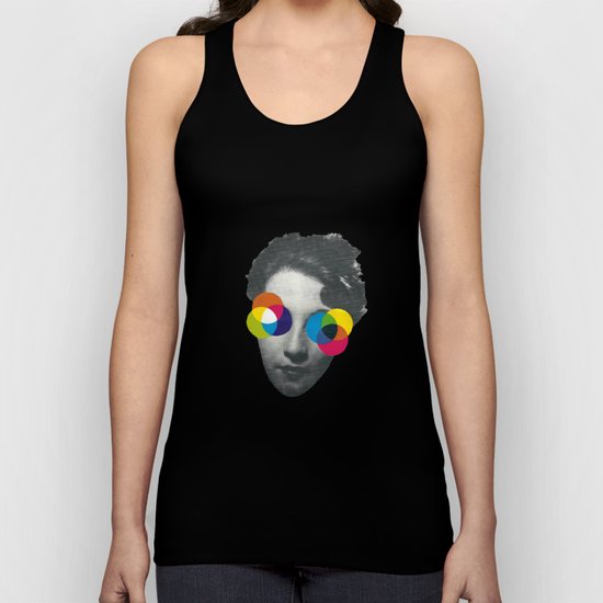 Psychedelic glasses Unisex Tank Top