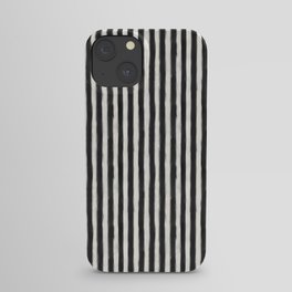 geo brush stripe vertical iPhone Case