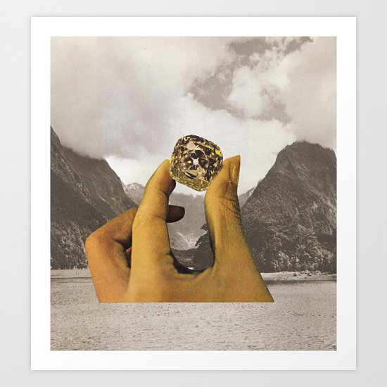 SEMI PRECIOUS Art Print