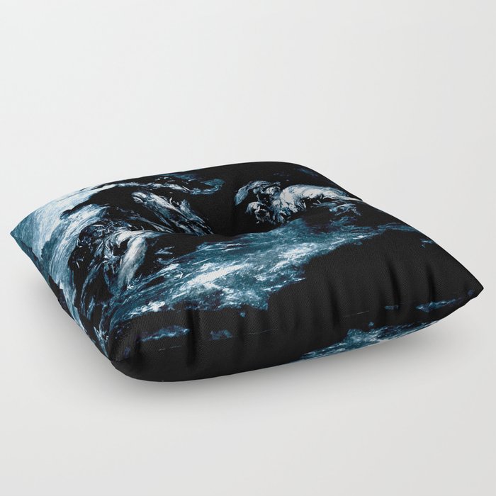 The damned souls of the River Styx Floor Pillow