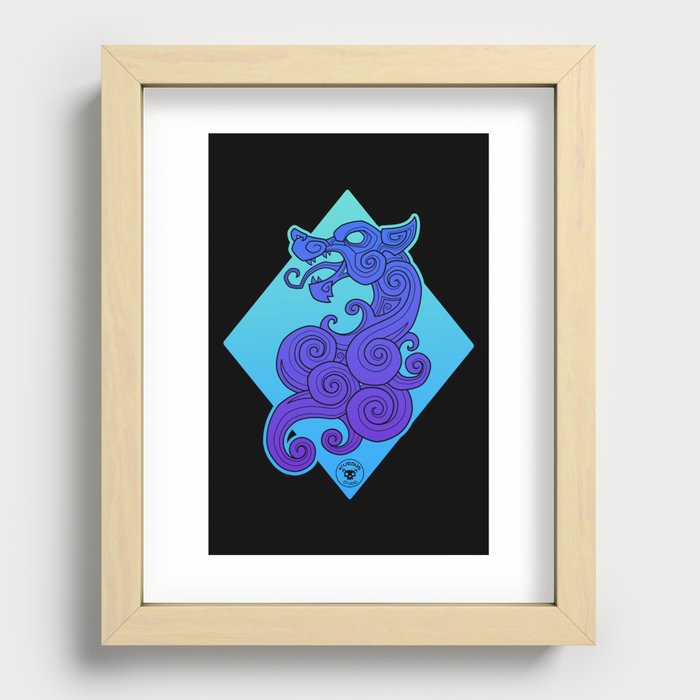 Sea Wolf Recessed Framed Print