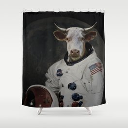 The Cow That Jumped Over the MOOn Shower Curtain