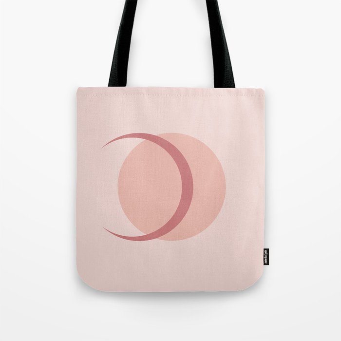 Full / Crescent Abstract Moon VIII Tote Bag