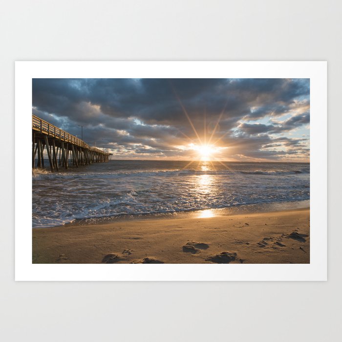 Virginia Beach Sunrise Art Print