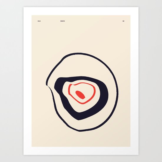 SOLAR PRIMITIVE 002 Art Print