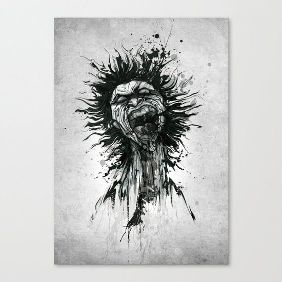 Zomb'INK Canvas Print