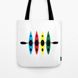Four Kayaks | DopeyArt Tote Bag