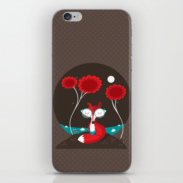 About a red fox iPhone Skin