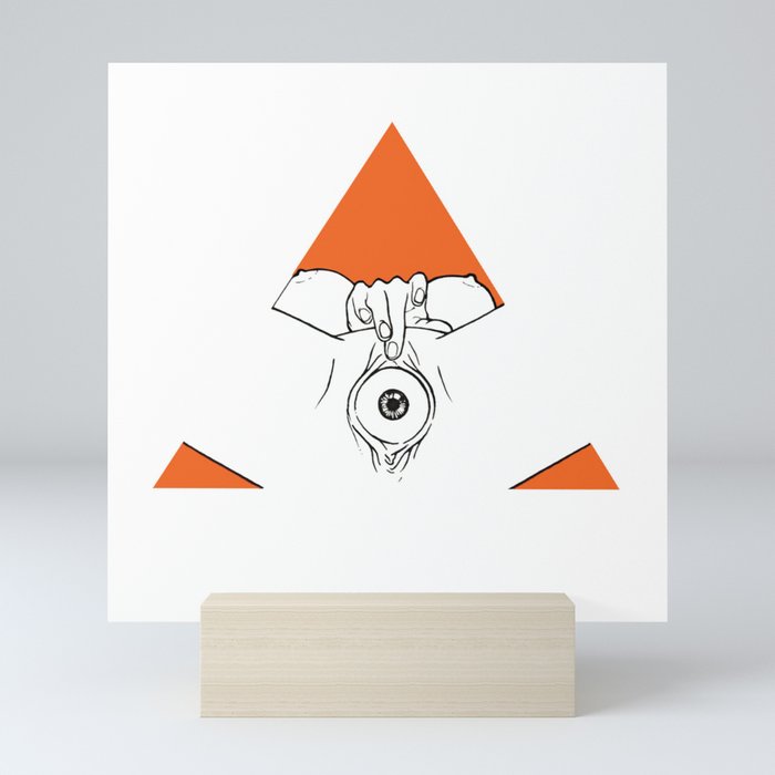 Illuminati Illustration Mini Art Print