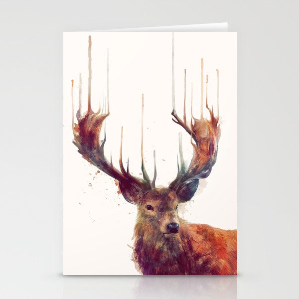 Red Deer // Stag Stationery Cards