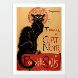 Tournée du Chat Noir de Rodolphe Salis (High Resolution) Art Print