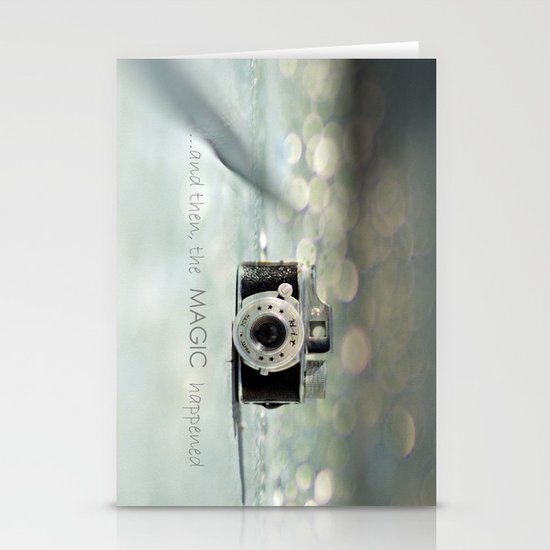 ...and then, the MAGIC happened... Stationery Cards