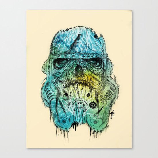 Storm Zombie Canvas Print