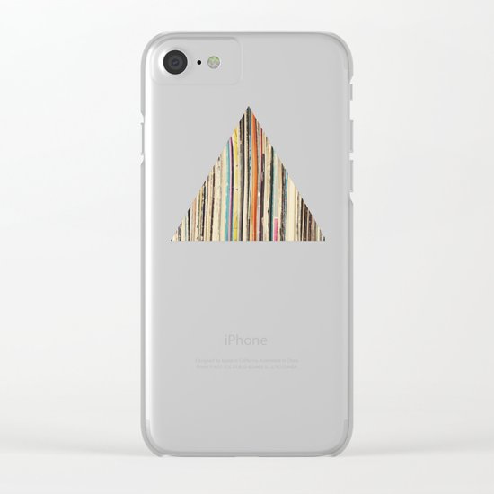 Record Collection Clear iPhone Case