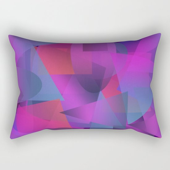 Abstract cube Rectangular Pillow