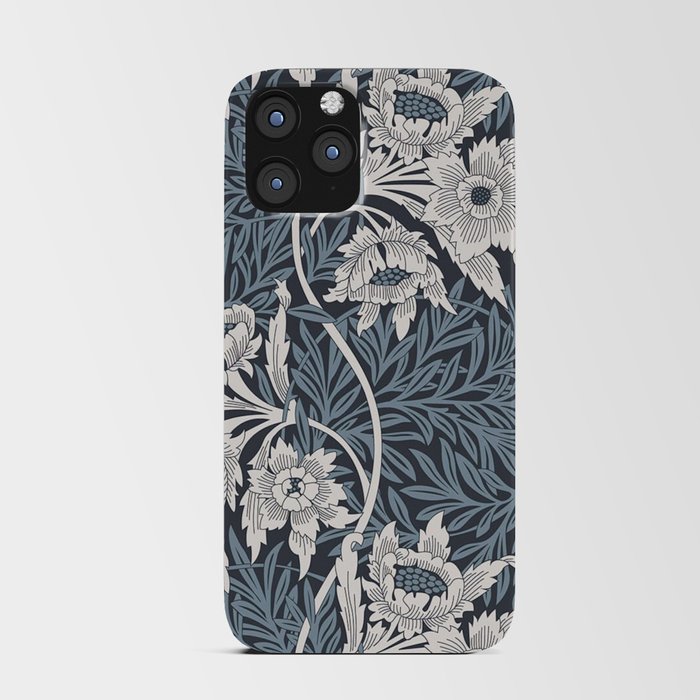 William Morris Tulip and Willow Navy Blue iPhone Card Case