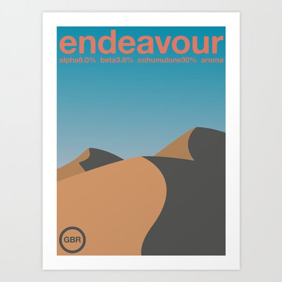 endeavour single hop Art Print
