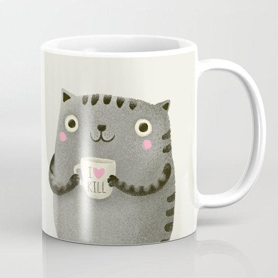 I♥kill (brown) Mug