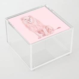 PINK LION Acrylic Box