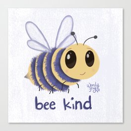 Bee Kind Canvas Print