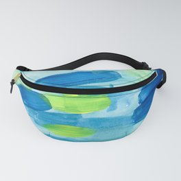 blue green Fanny Pack