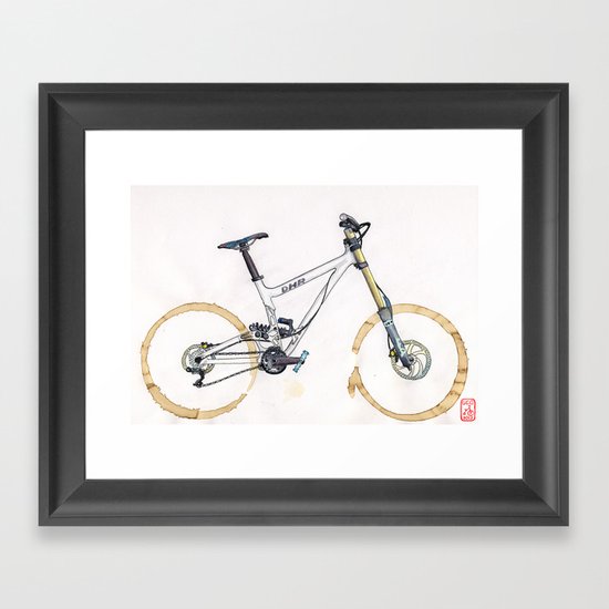Coffee Wheels #11 Framed Art Print