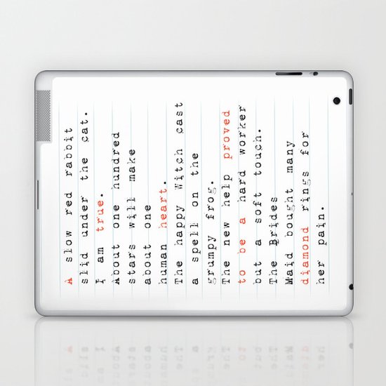 a true heart Laptop & iPad Skin