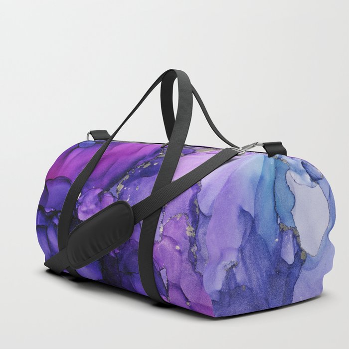 Violet Magenta Chrome - Abstract Ink Duffle Bag