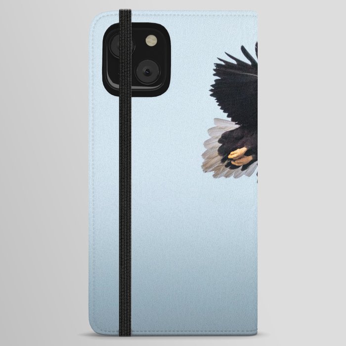 White-tailed eagle with blue skies | Birds of Lofoten, Norway | photoprint nature iPhone Wallet Case