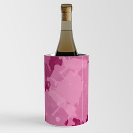 Pink Splatter Wine Chiller