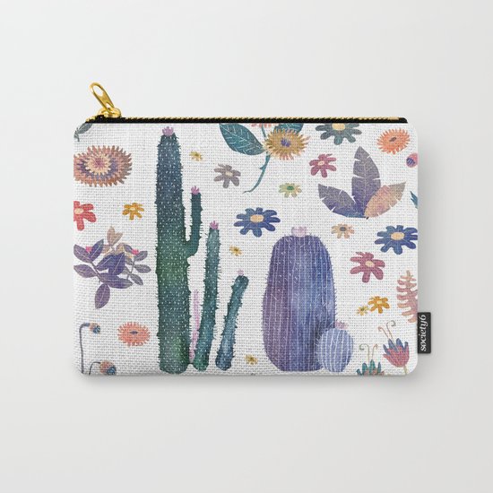 cactus king and Queen of the nature!! Carry-All Pouch