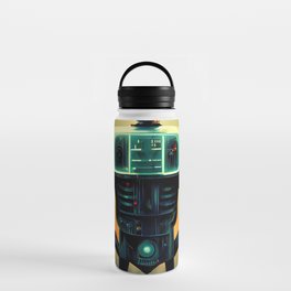 Retro-Futurist Robot Water Bottle